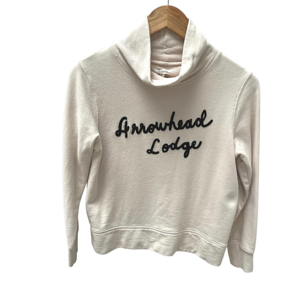 Madewell Arrowhead Ski Lodge Cowl Neck Sweatshirt size XS